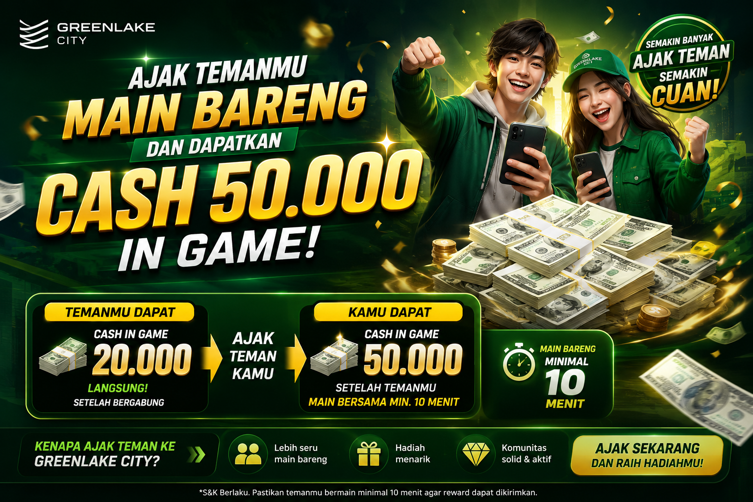 50k Cash